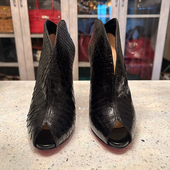 Christian Louboutin Python Booties - Picture 3 of 6